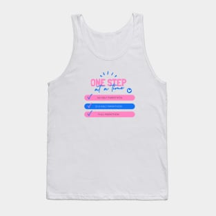 One Step at a Time - Marathon Runner Tank Top